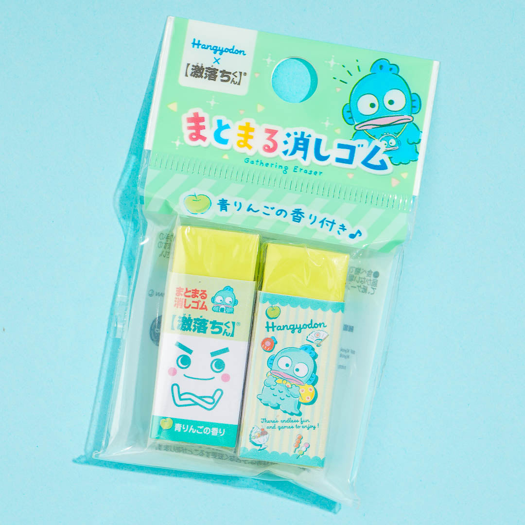 Hangyodon x Gekiochi-kun Scented Eraser Set