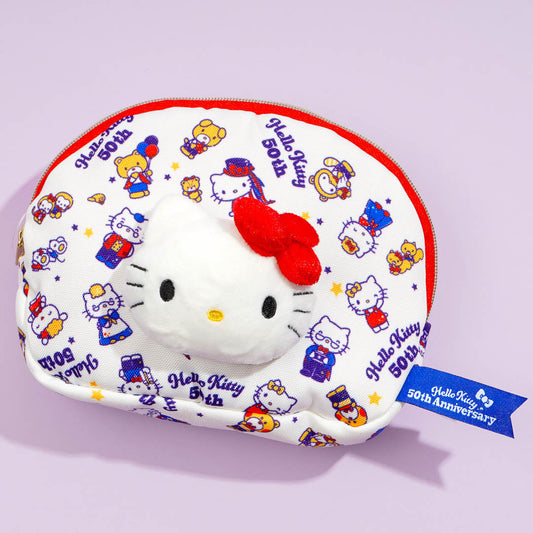 Hello Kitty Plushie Face Pouch