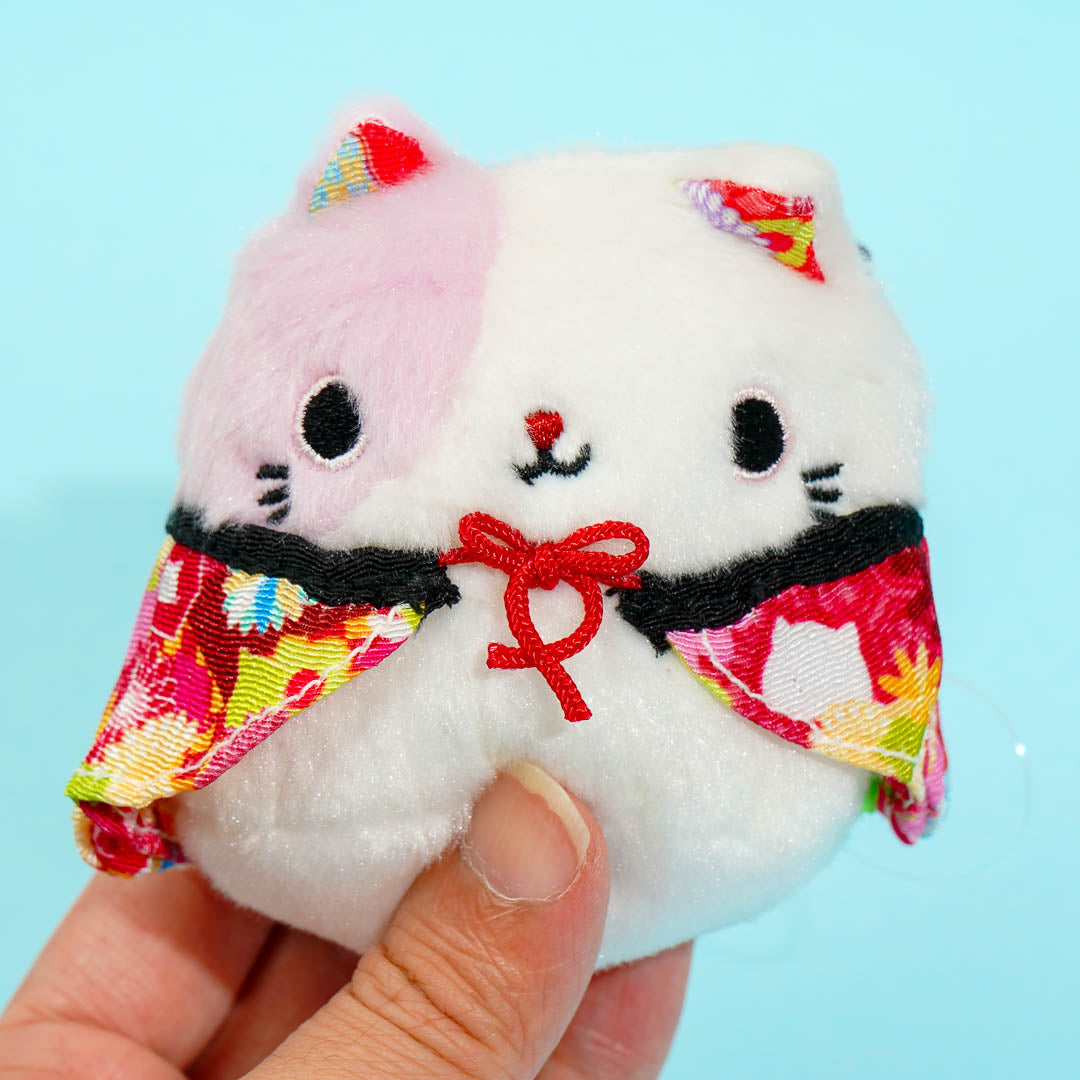 Neko Dango Kyoto Plushie - Red Haori / Mini