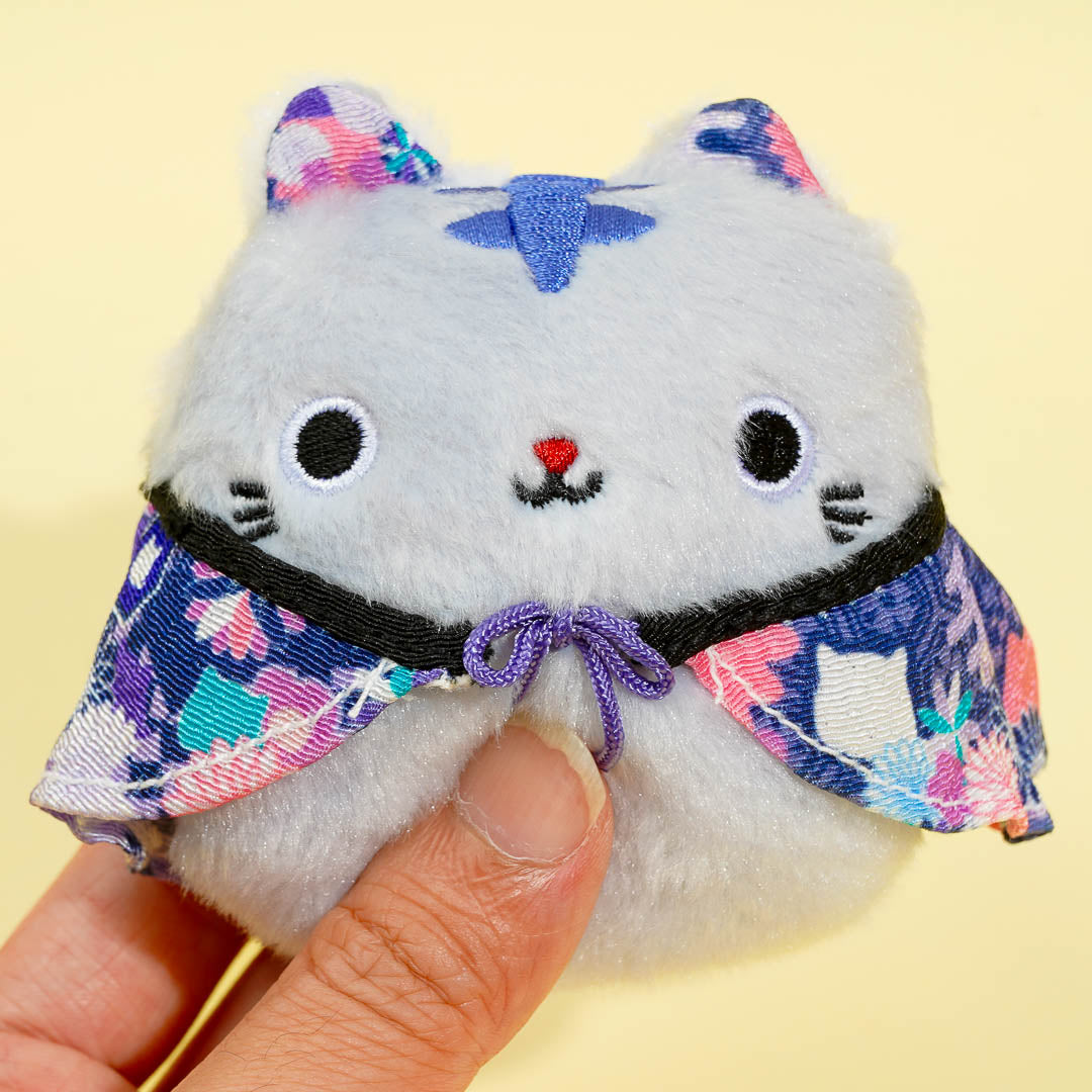 Neko Dango Kyoto Plushie - Blue Haori / Mini