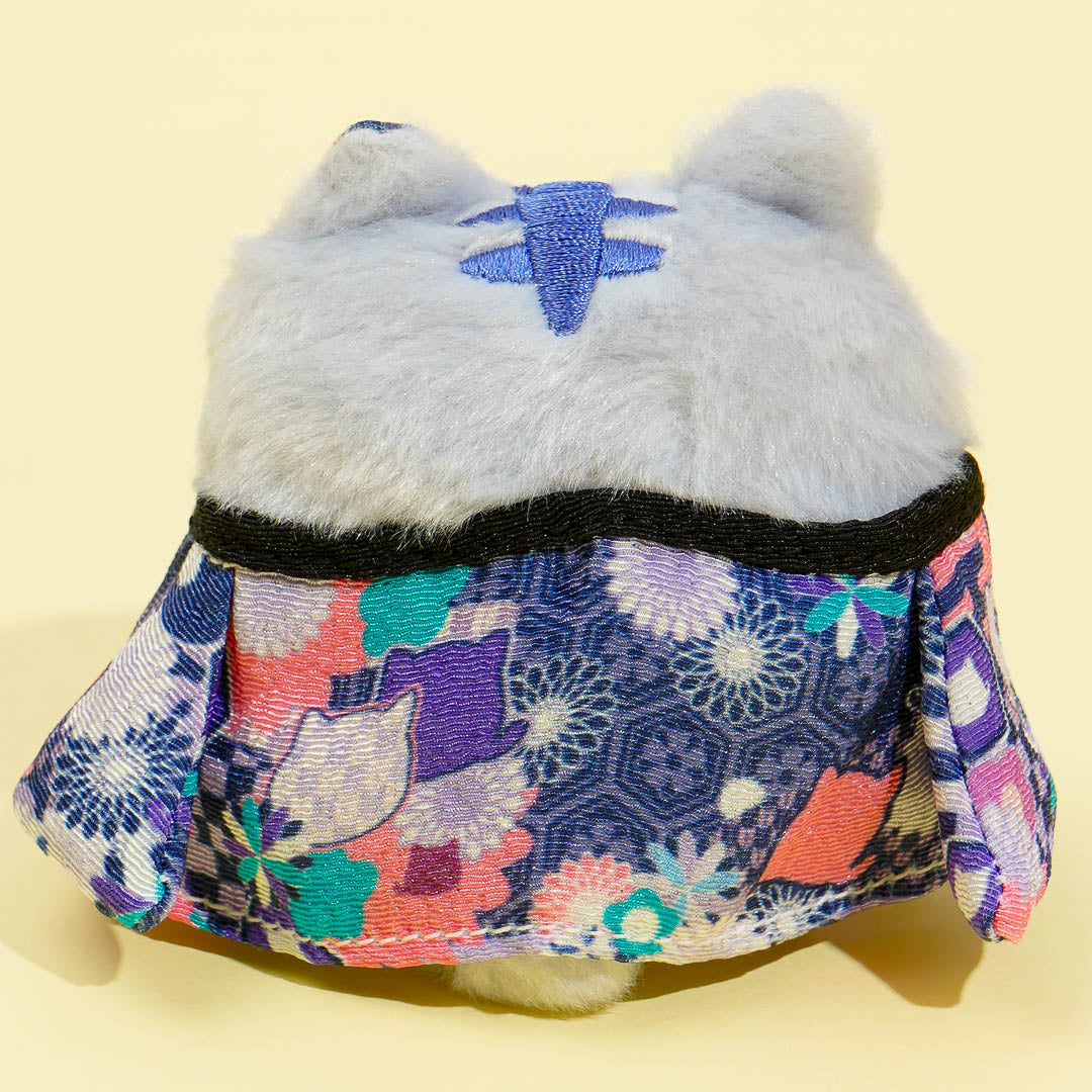 Neko Dango Kyoto Plushie - Blue Haori / Mini