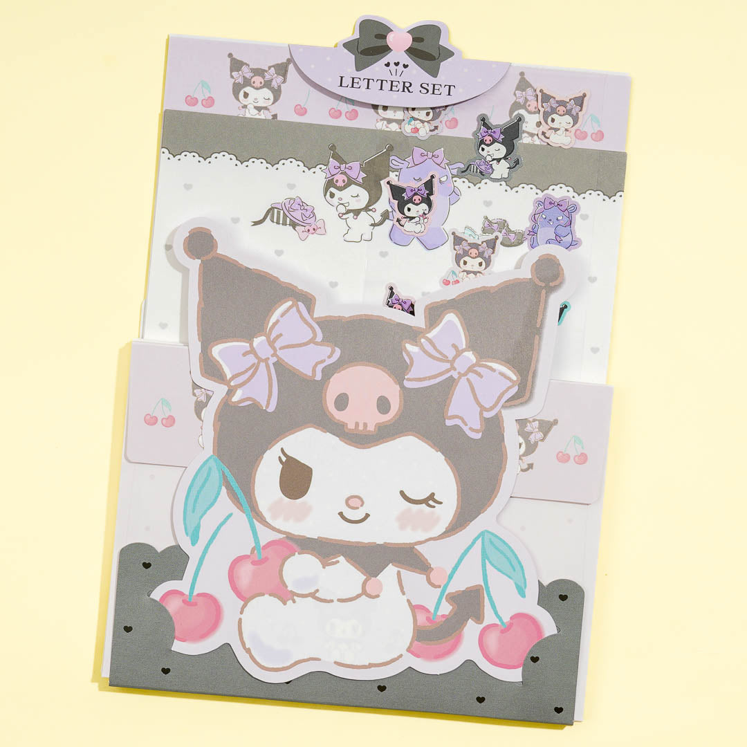 Kuromi Cherry Die-Cut Letter Set