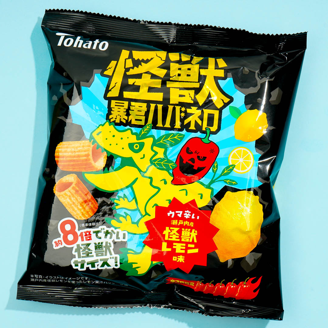 Tohato Tyrant Habanero Potato Snacks - Kaiju Lemon