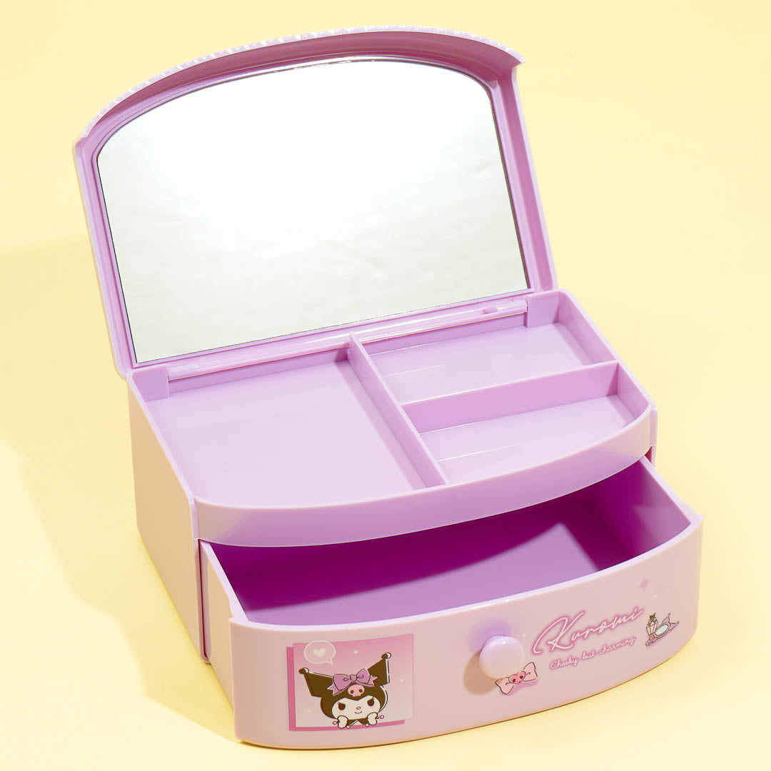 Kuromi Jewelry Drawer Box With Mirror