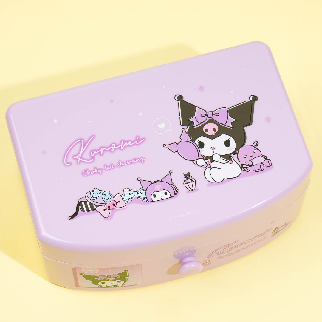 Kuromi Jewelry Drawer Box With Mirror