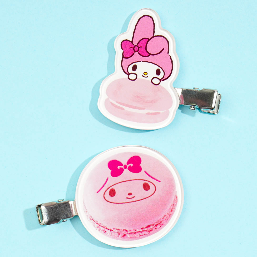 My Melody Macaron Hair Clip Set