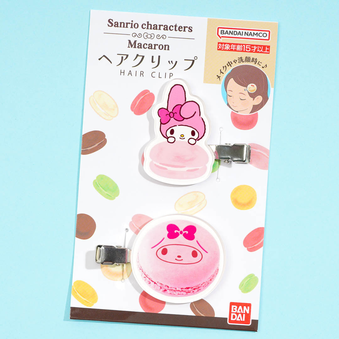 My Melody Macaron Hair Clip Set