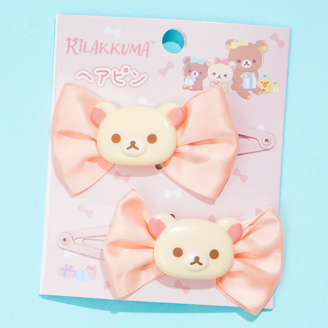 Korilakkuma Ribbony Hair Clips