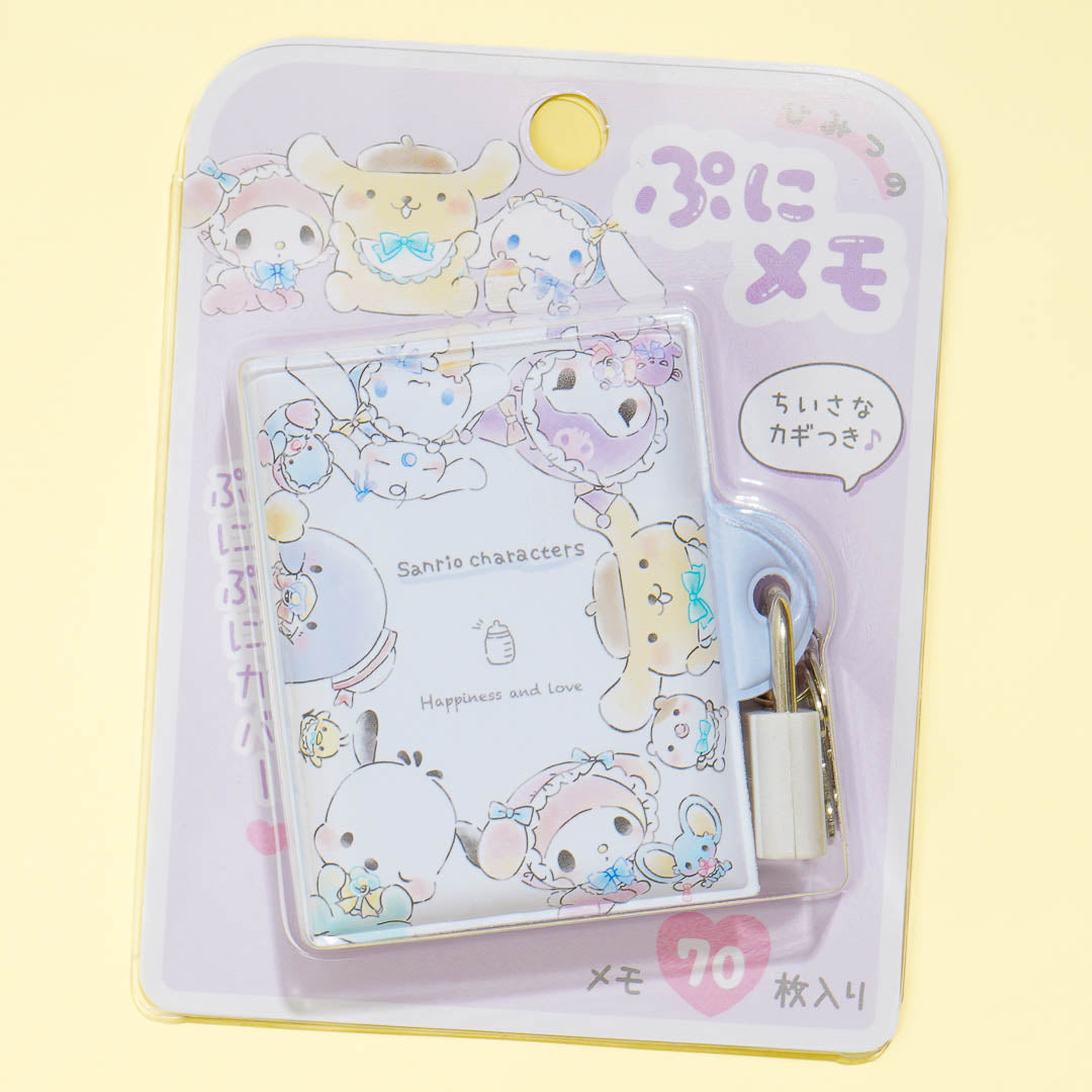 Sanrio Characters Happiness & Love Memo Pad With Lock