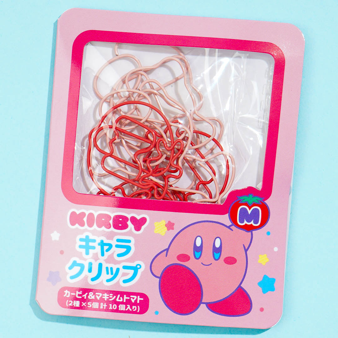Kirby Character Paper Clips
