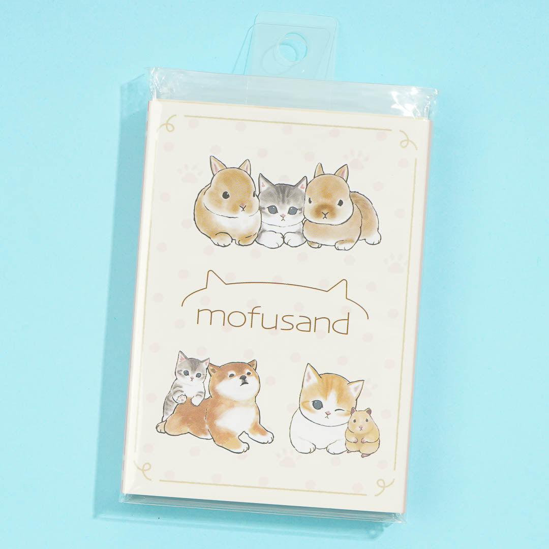 Mofusand Fluffy Animals Memo Pad Set