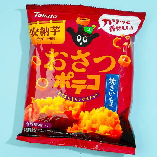 Tohato Osatsu Poteco Potato Rings - Grilled Sweet Potato