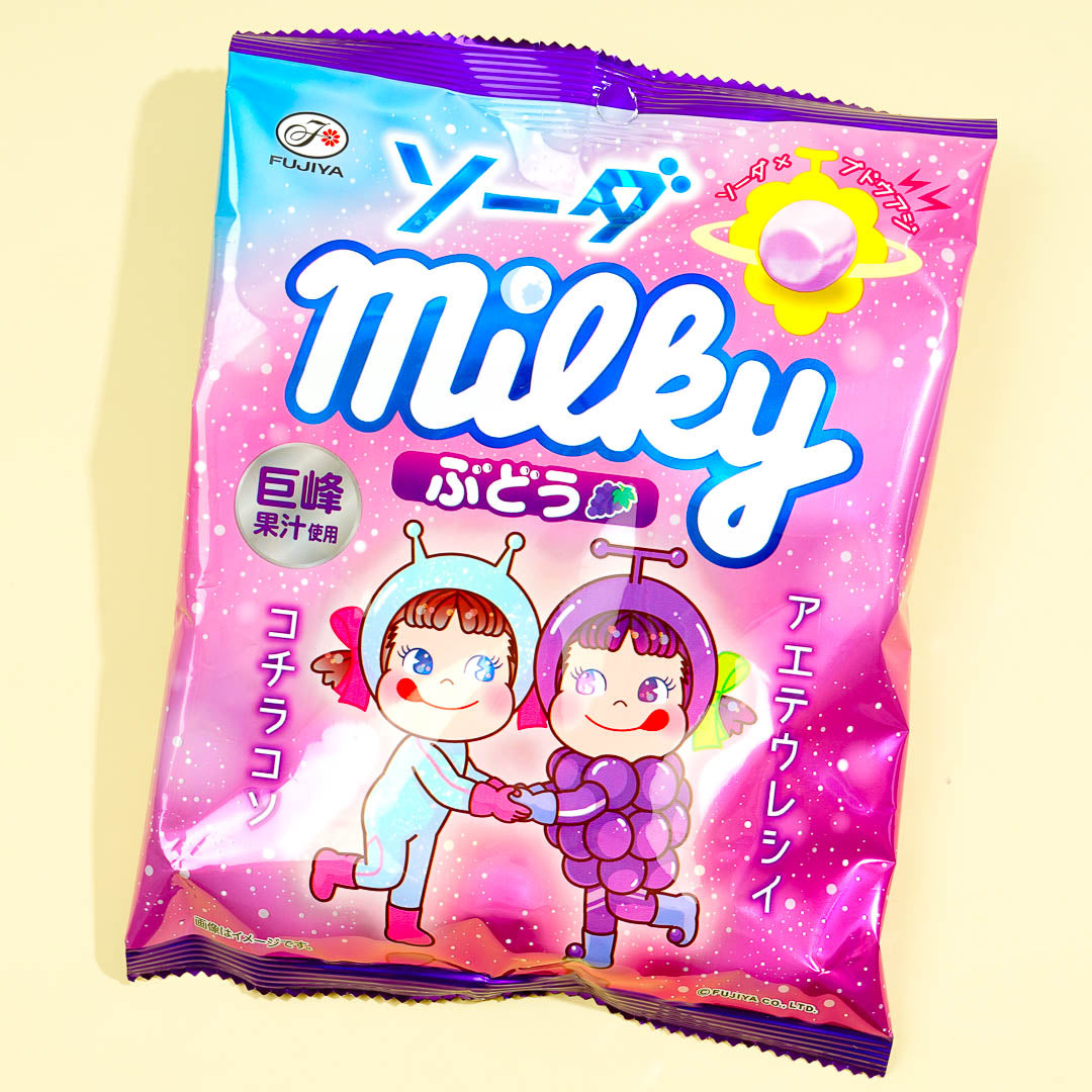 Milky Peko-Chan Soda Candy - Grape