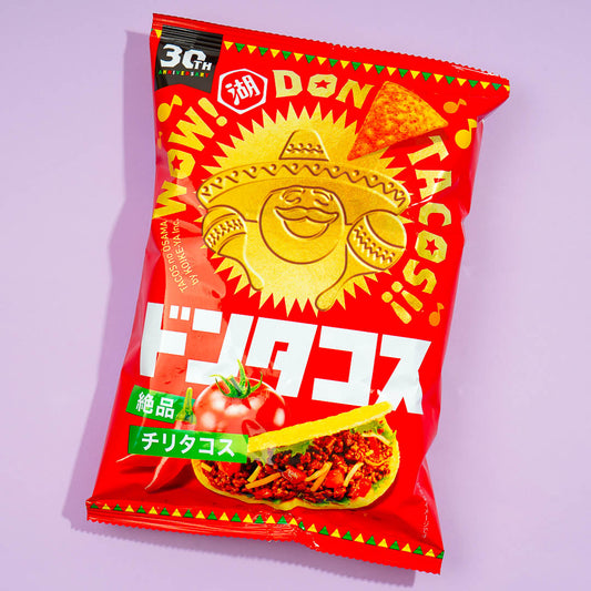 Koikeya Don Tacos Tortilla Chips - Exquisite Chili Tacos