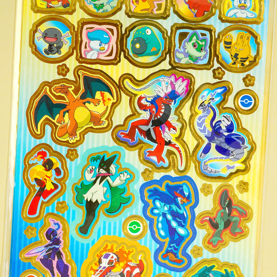 Pokemon Evolutions Golden Stickers