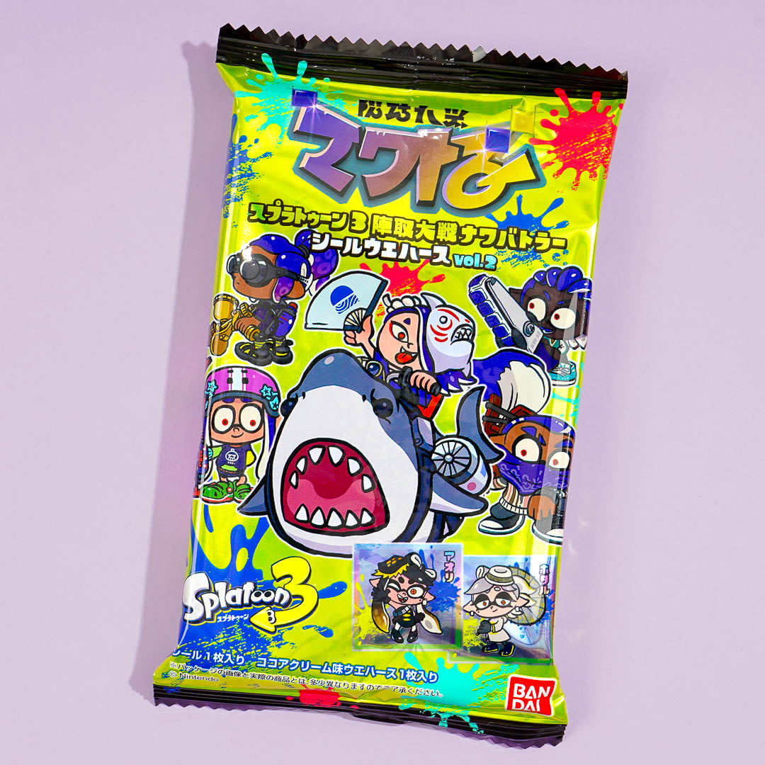 Splatoon 3 Nawa Battler Vol 2 Wafer & Sticker