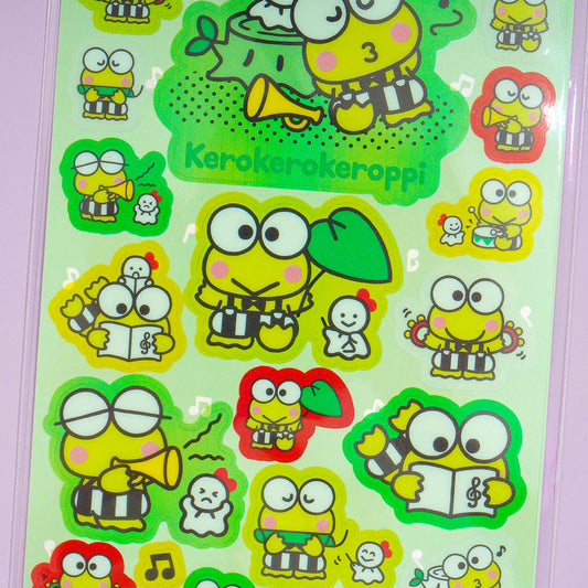 Kero Kero Keroppi Happy Frog Stickers