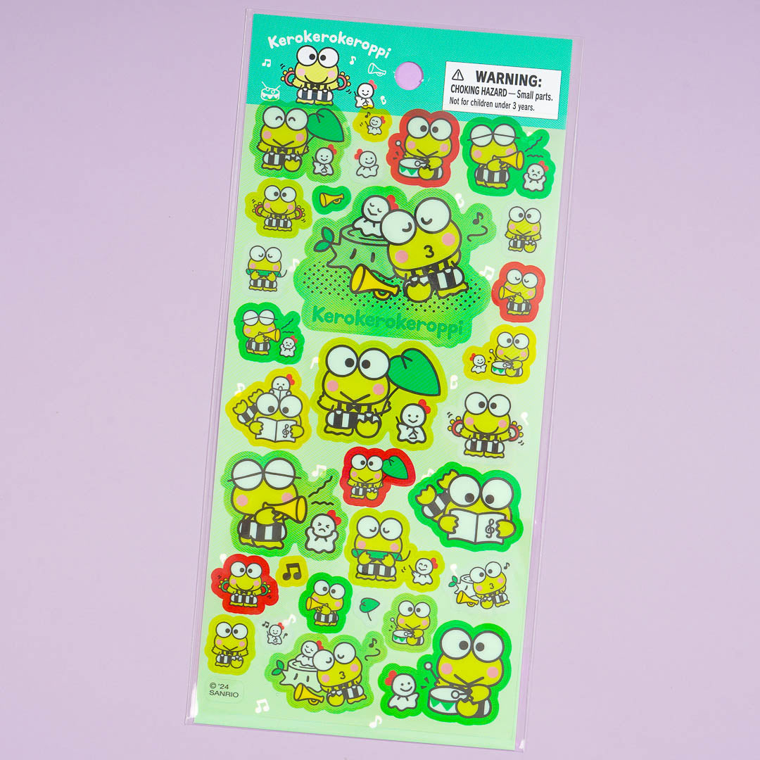 Kero Kero Keroppi Happy Frog Stickers