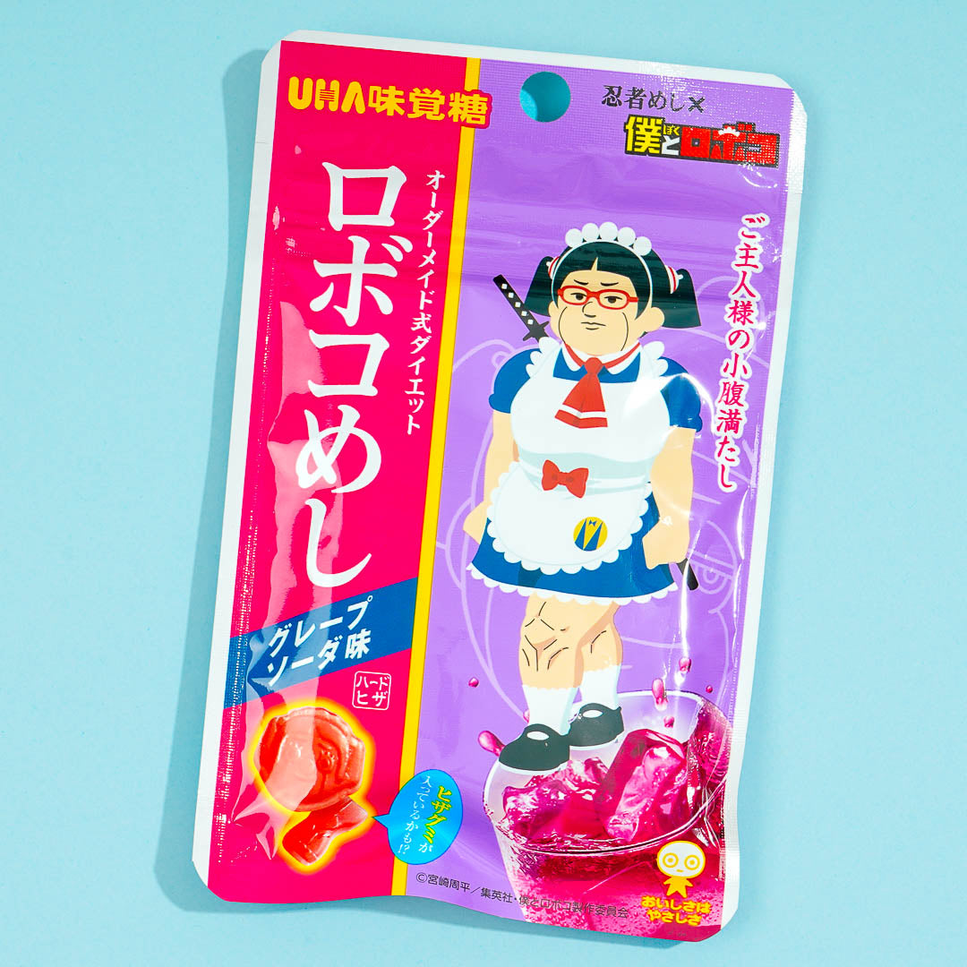 UHA Mikakuto Ninja Meshi x Roboco Gummy - Grape Soda