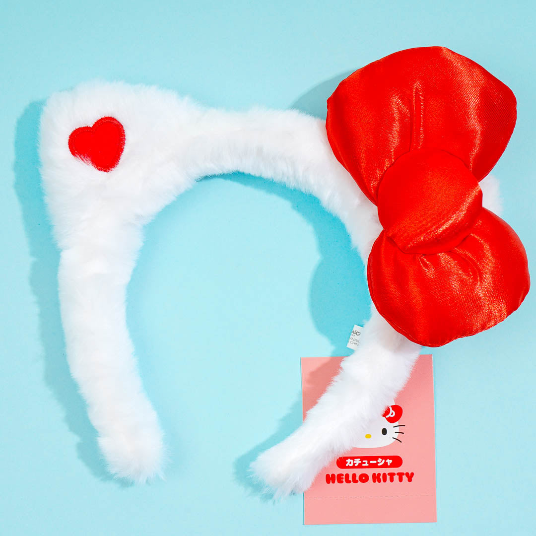 Hello Kitty Fluffy Ribbon Headband
