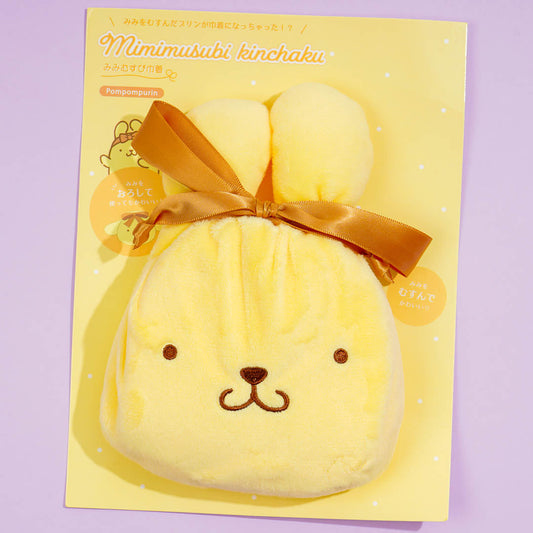 Pompompurin Mimimusubi Drawstring Pouch
