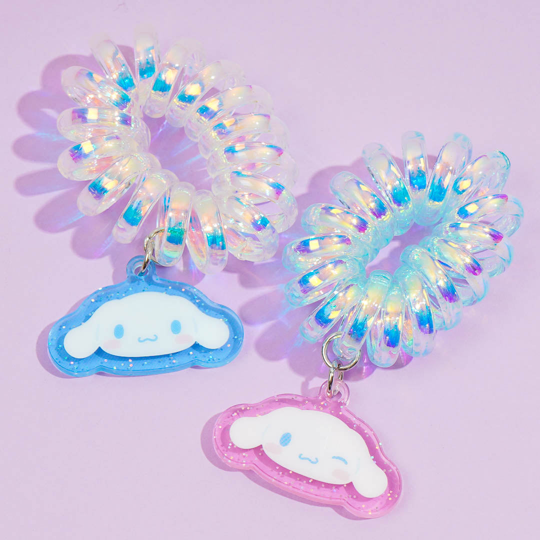 Cinnamoroll Holographic Coil Tie Set
