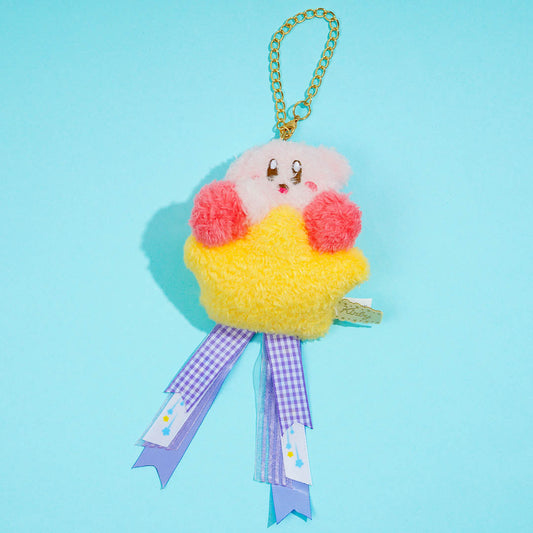 Kirby Warp Star Smiley Plushie Charm - Mini