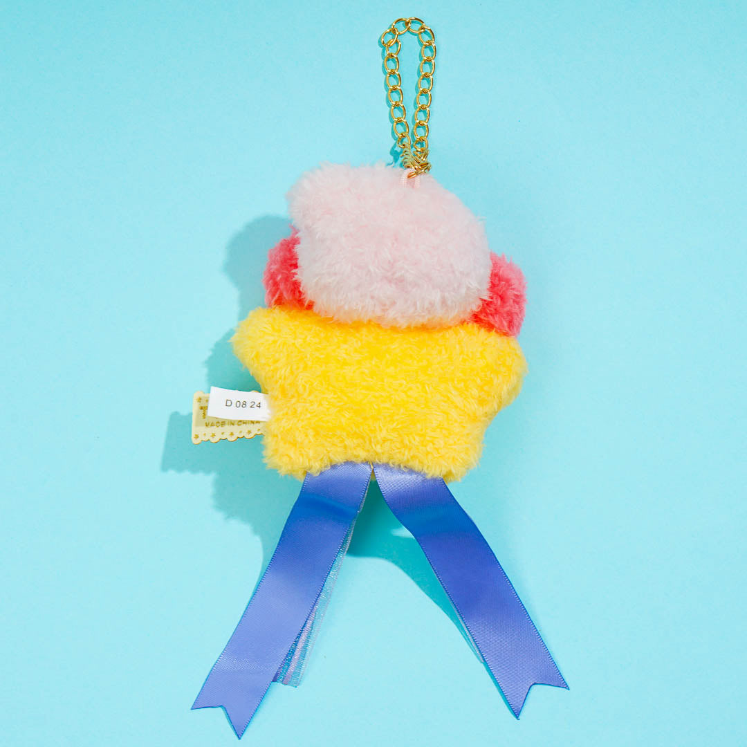 Kirby Warp Star Smiley Plushie Charm - Mini