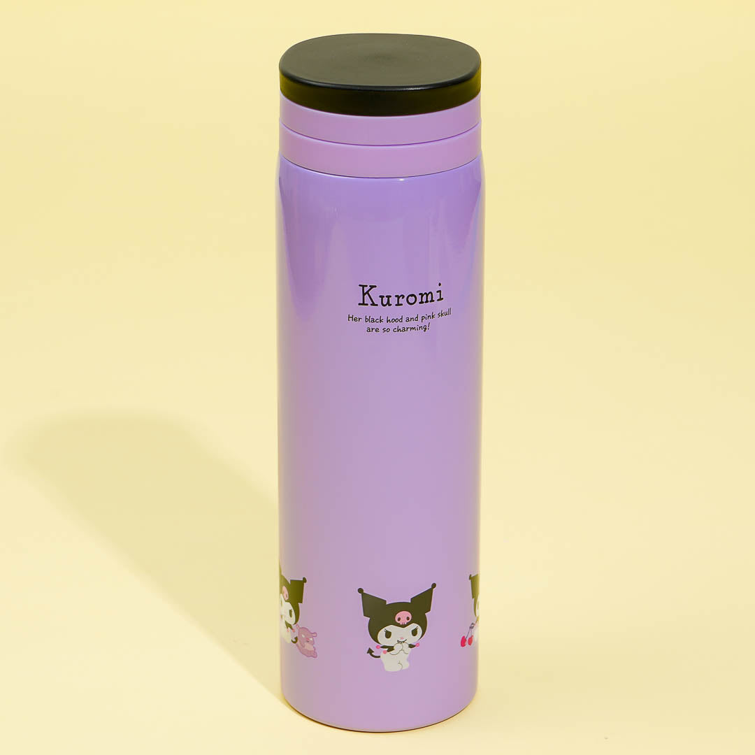 Kuromi Purple Charm Stainless Steel Bottle