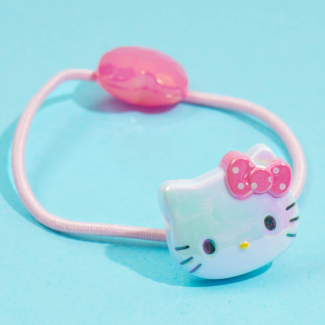 Hello Kitty Heart Resin Hair Tie