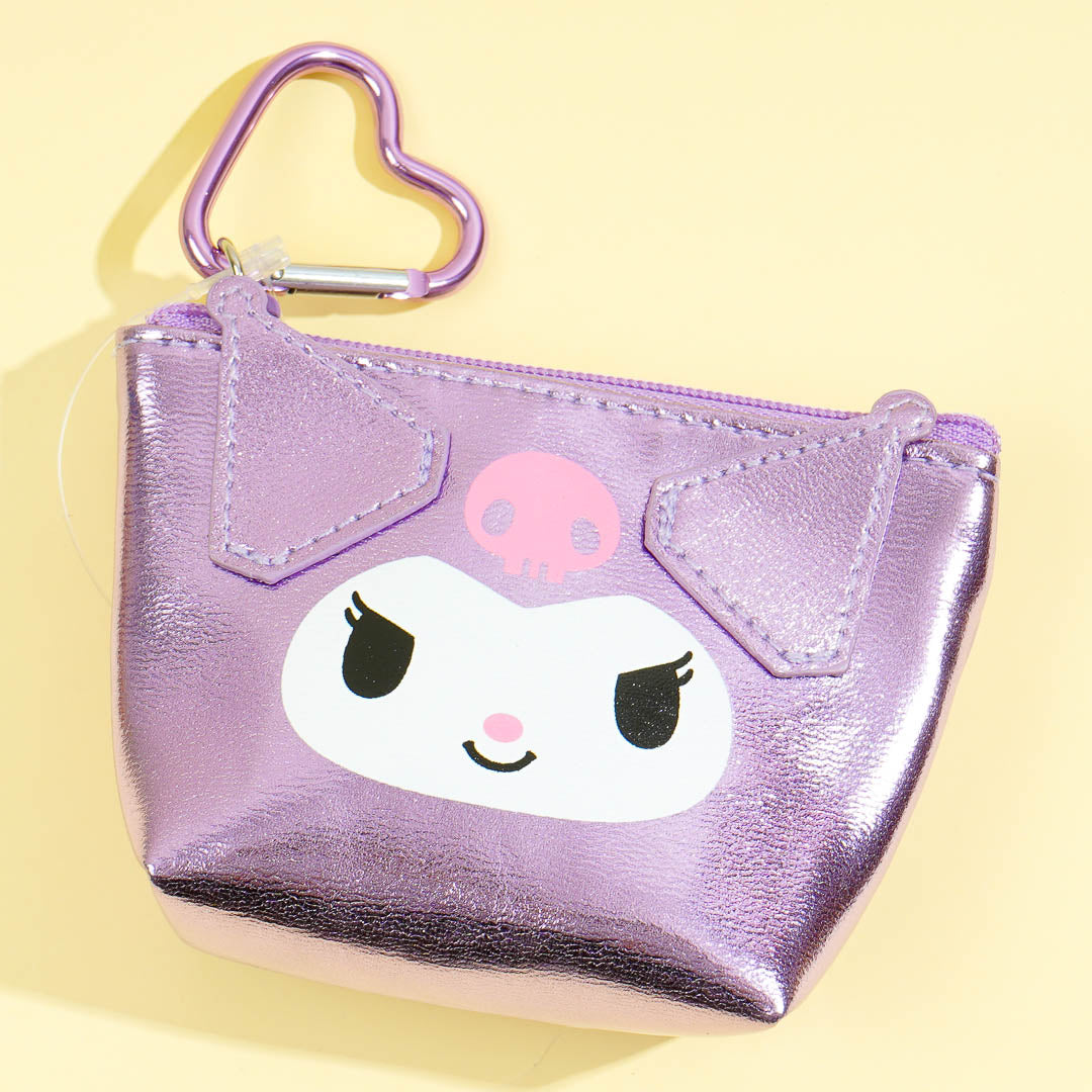 Kuromi Shiny Metallic Pouch