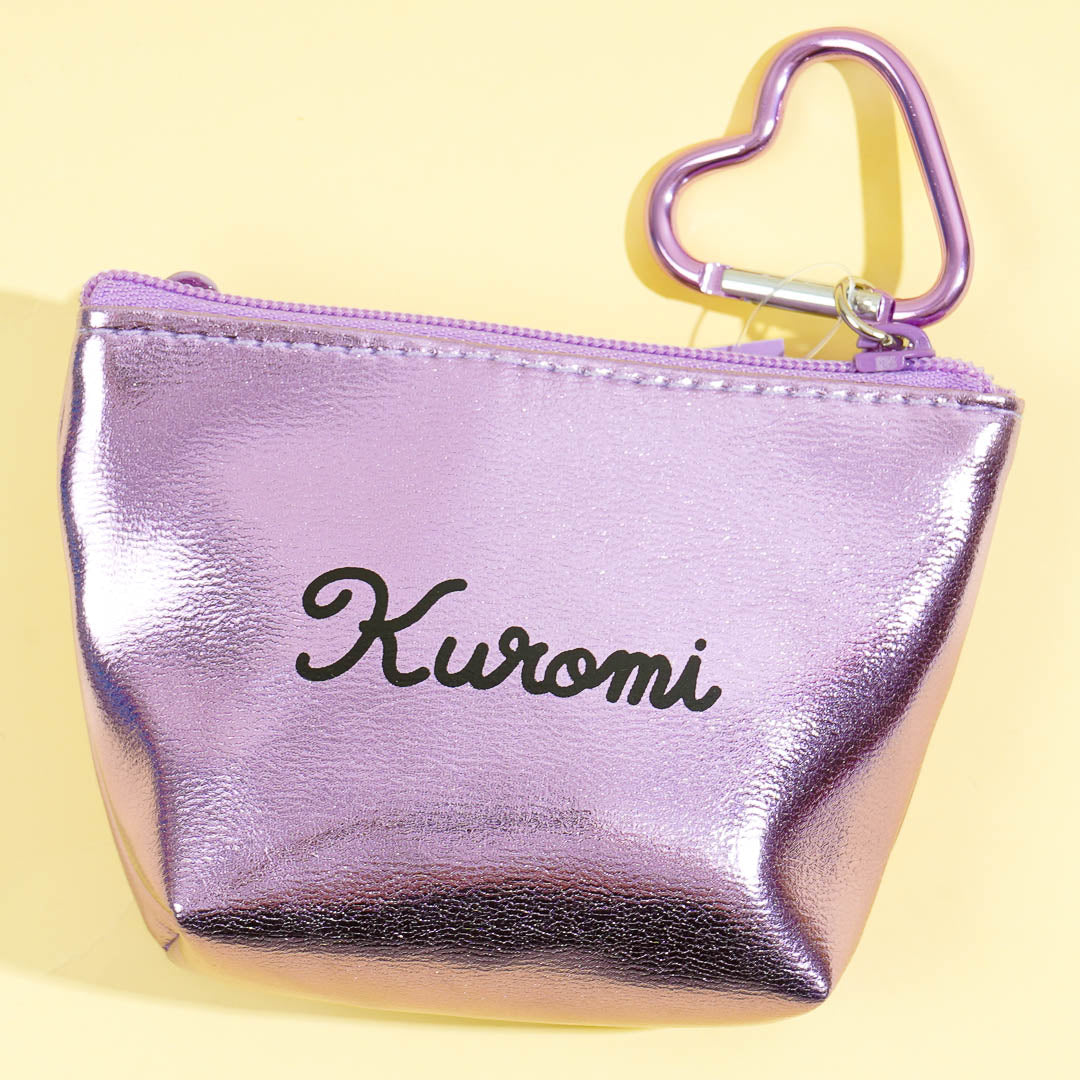 Kuromi Shiny Metallic Pouch