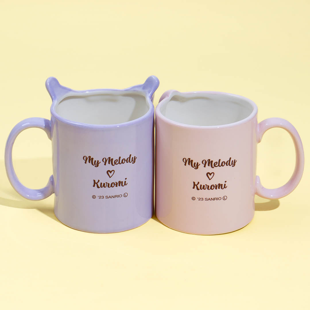 Kuromi & My Melody Kiss Pair Mug Set
