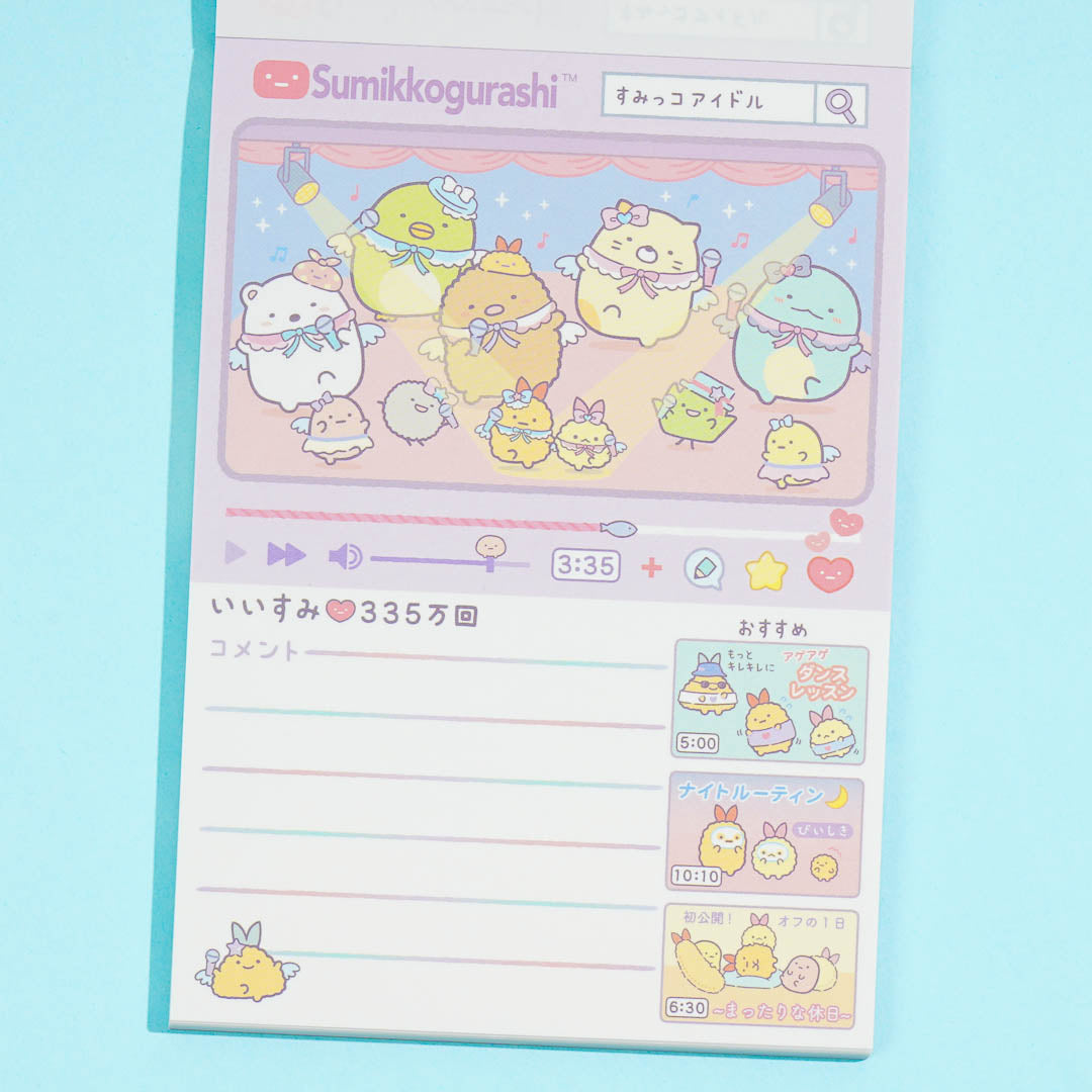 Sumikko Gurashi Angel Ebiten Idol Memo Pad
