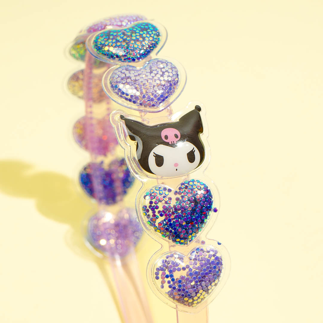 Kuromi Glittery Heart Headband