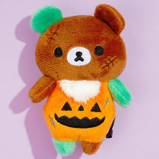 Rilakkuma Spooky Pumpkin Halloween Plushie - Chairoikoguma / Mini