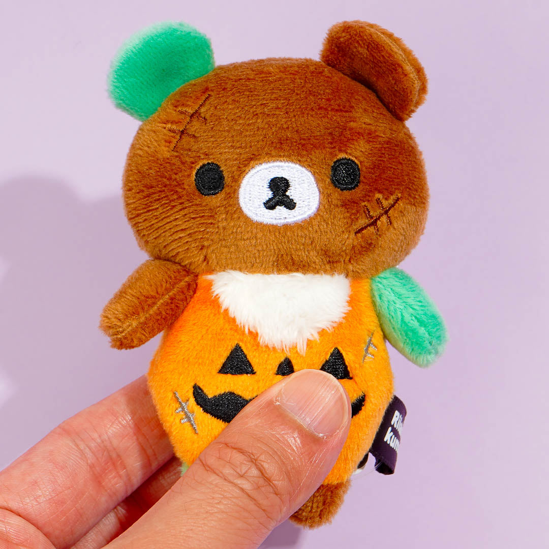 Rilakkuma Spooky Pumpkin Halloween Plushie - Chairoikoguma / Mini