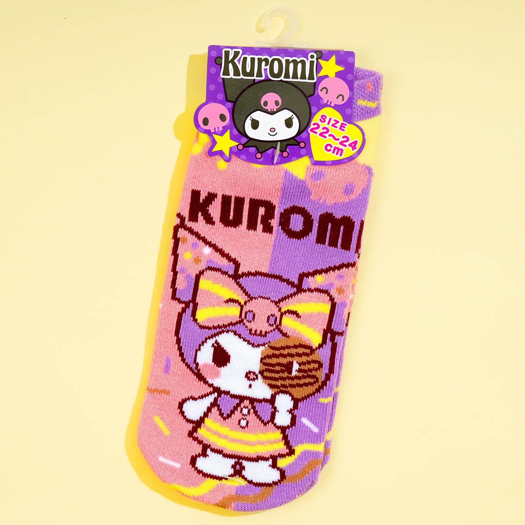 Kuromi Harajuku Donut Socks