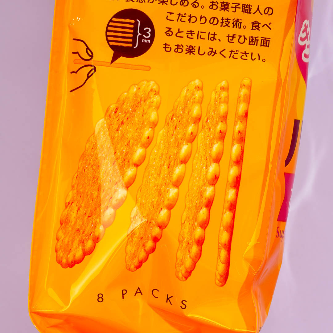 Tohato Smile Harvest Super Thin Biscuit Bag - Osatsu Butter