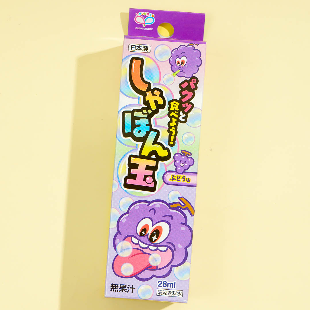 Sukusnack Edible Soap Bubbles - Grape