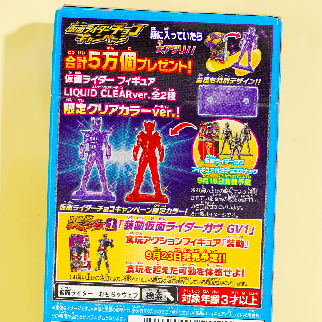 Kamen Rider Chocolate Wafer Box With Figure