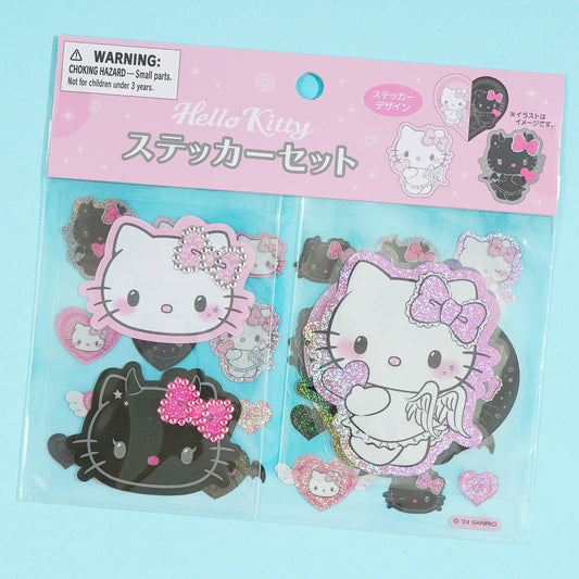 Hello Kitty Glittery Angel & Devil Stickers