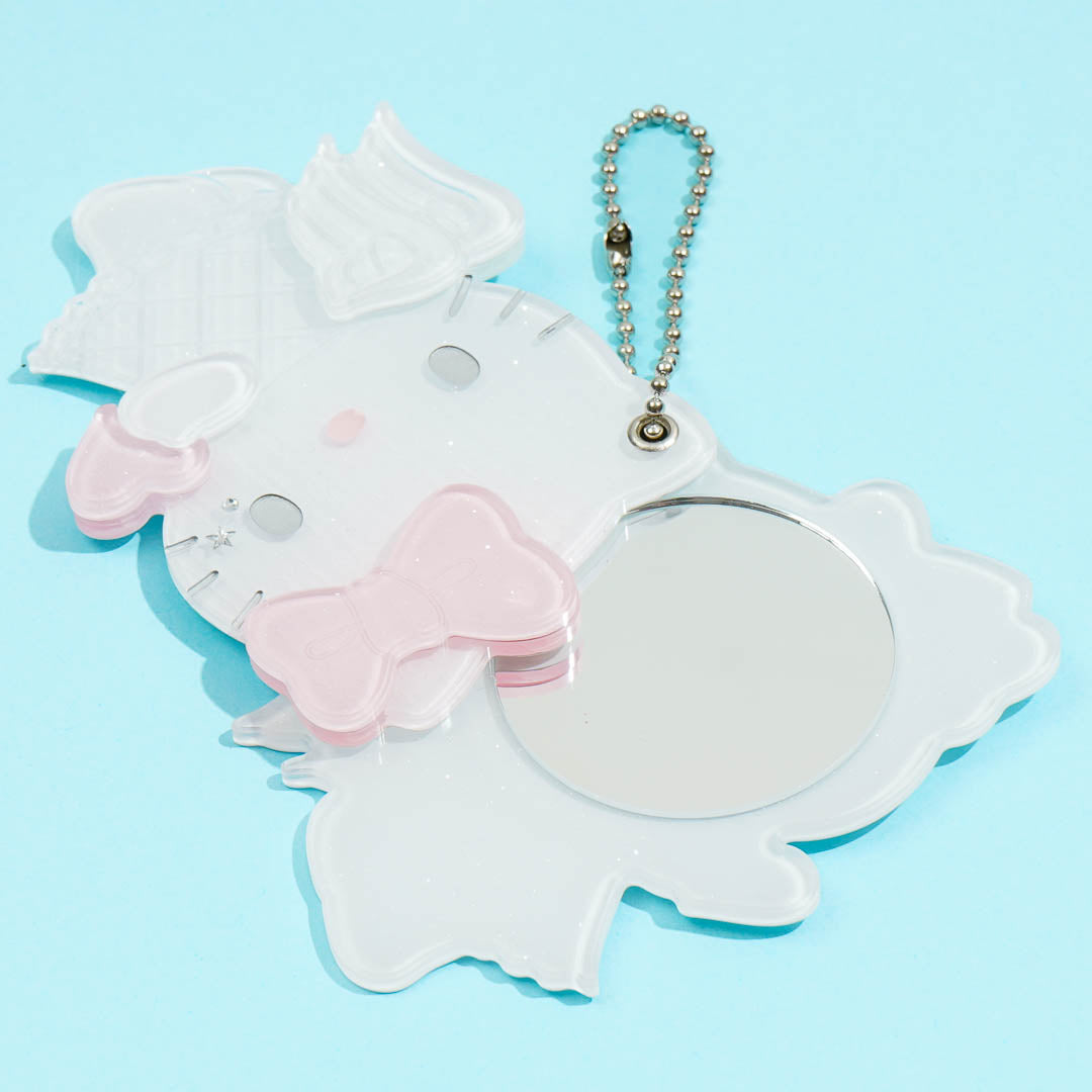 Hello Kitty Angel Sliding Mirror Charm