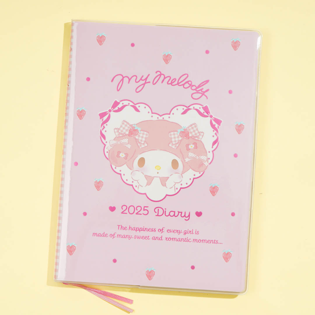 My Melody Pink Strawberry 2025 Planner