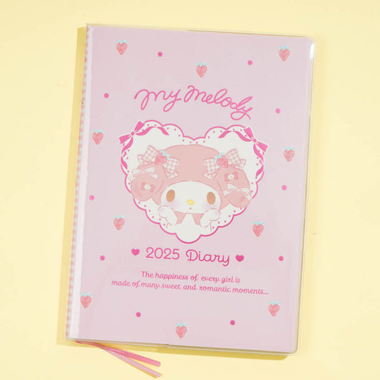 My Melody Pink Strawberry 2025 Planner