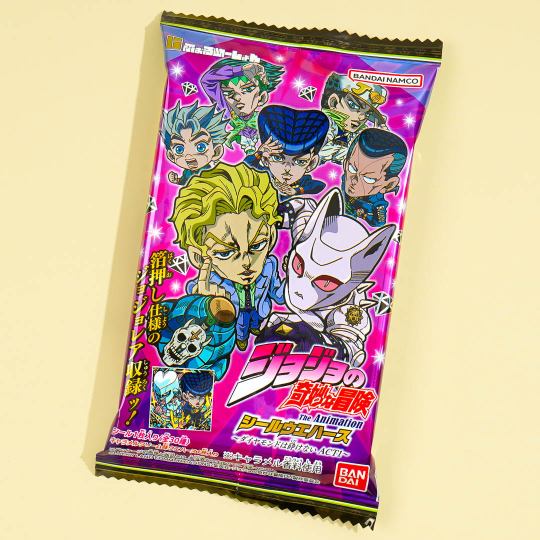 JoJo's Bizarre Adventure Wafer With Sticker