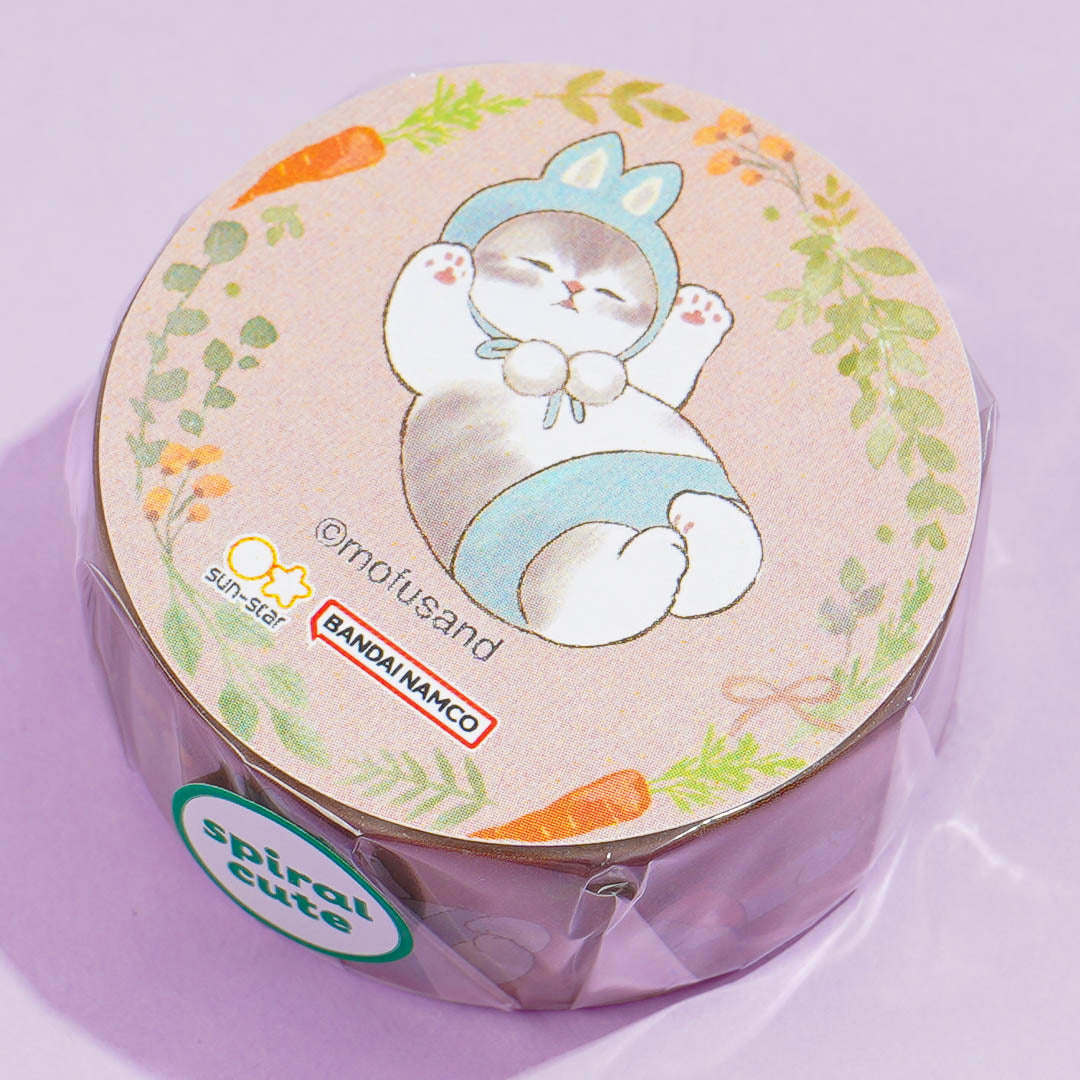 Mofusand Cat Rabbit Transparent Masking Tape