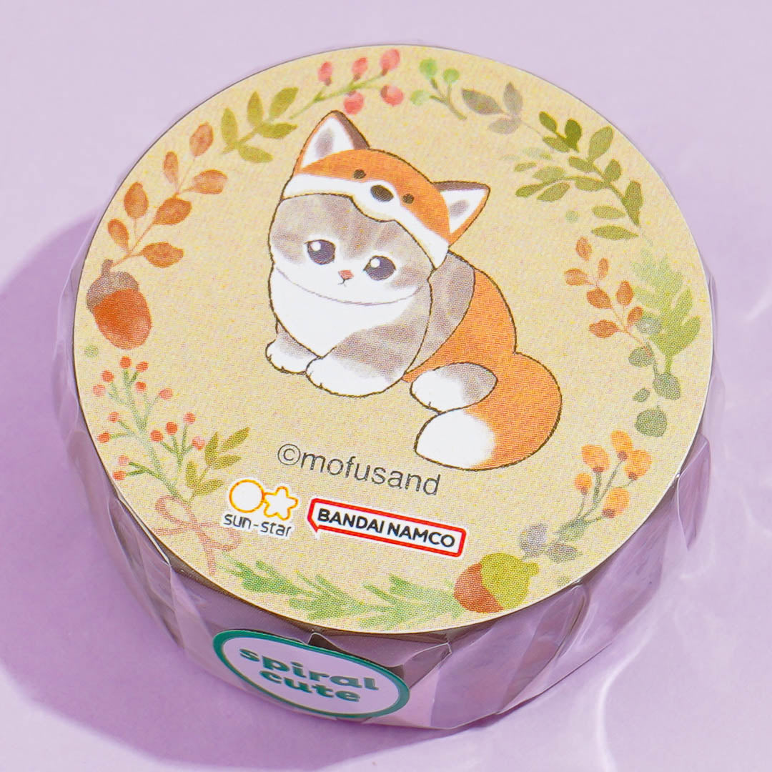 Mofusand Fox Nyan Transparent Masking Tape