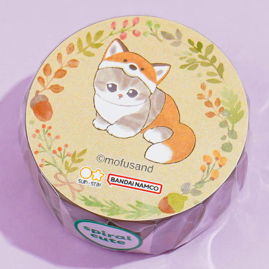 Mofusand Fox Nyan Transparent Masking Tape
