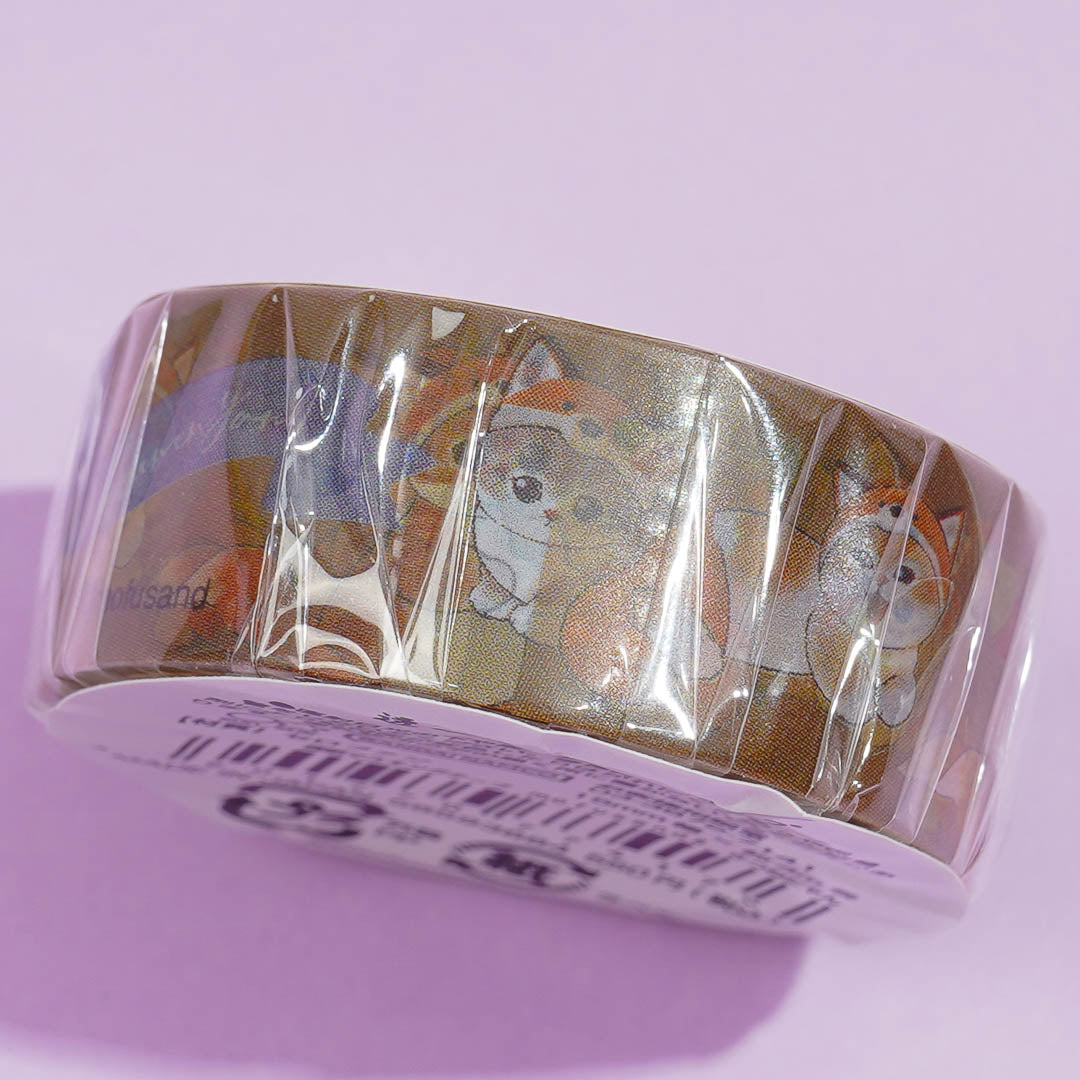 Mofusand Fox Nyan Transparent Masking Tape